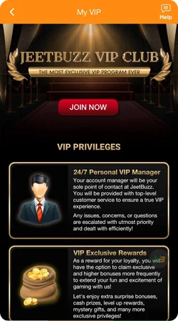 JeetBuzz VIP program